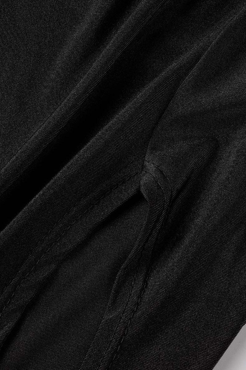 Sexy Solid Patchwork Slit Oblique Collar Evening Dress Dresses(5 Colors)