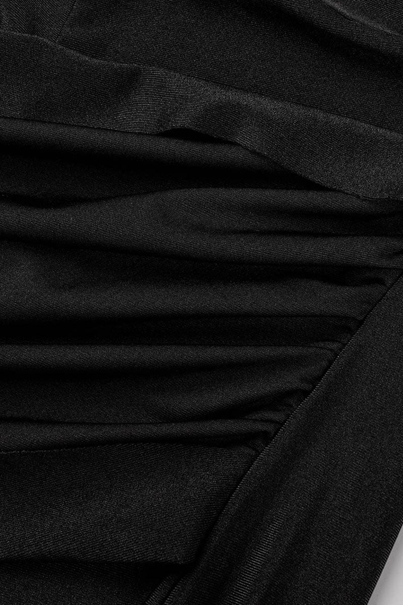 Sexy Solid Patchwork Slit Oblique Collar Evening Dress Dresses(5 Colors)