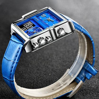 Alloy Quartz 3ATM Leather Watch(4 Colors)