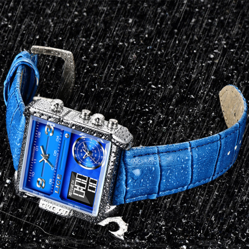 Alloy Quartz 3ATM Leather Watch(4 Colors)