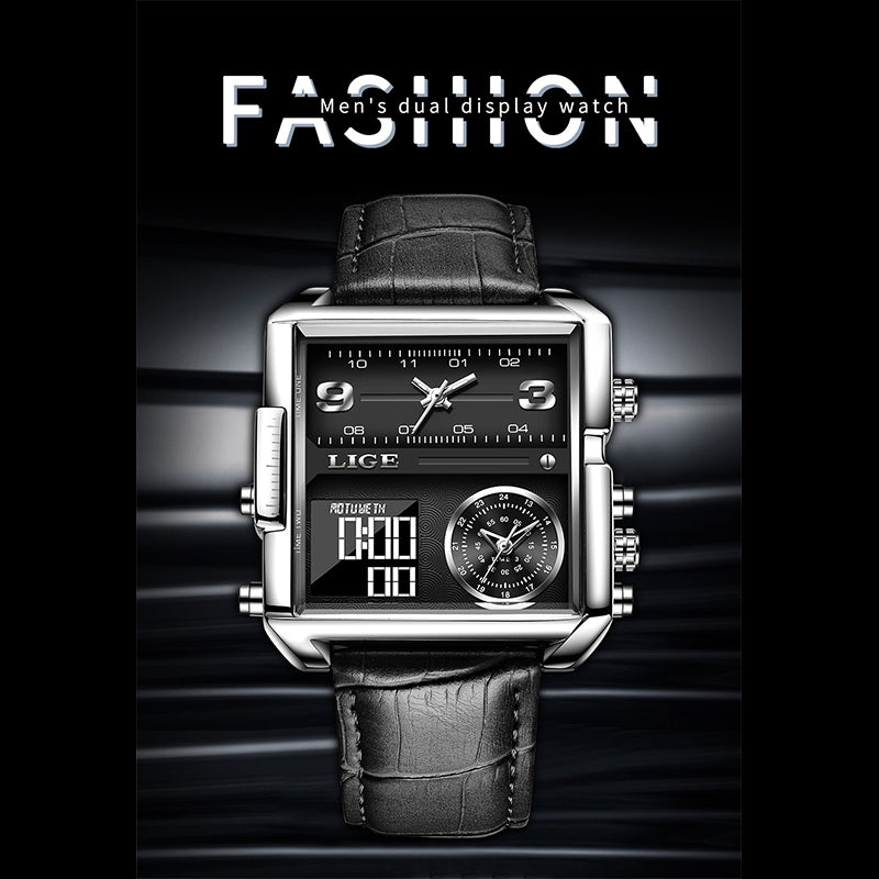 Alloy Quartz 3ATM Leather Watch(4 Colors)