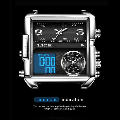 Alloy Quartz 3ATM Leather Watch(4 Colors)