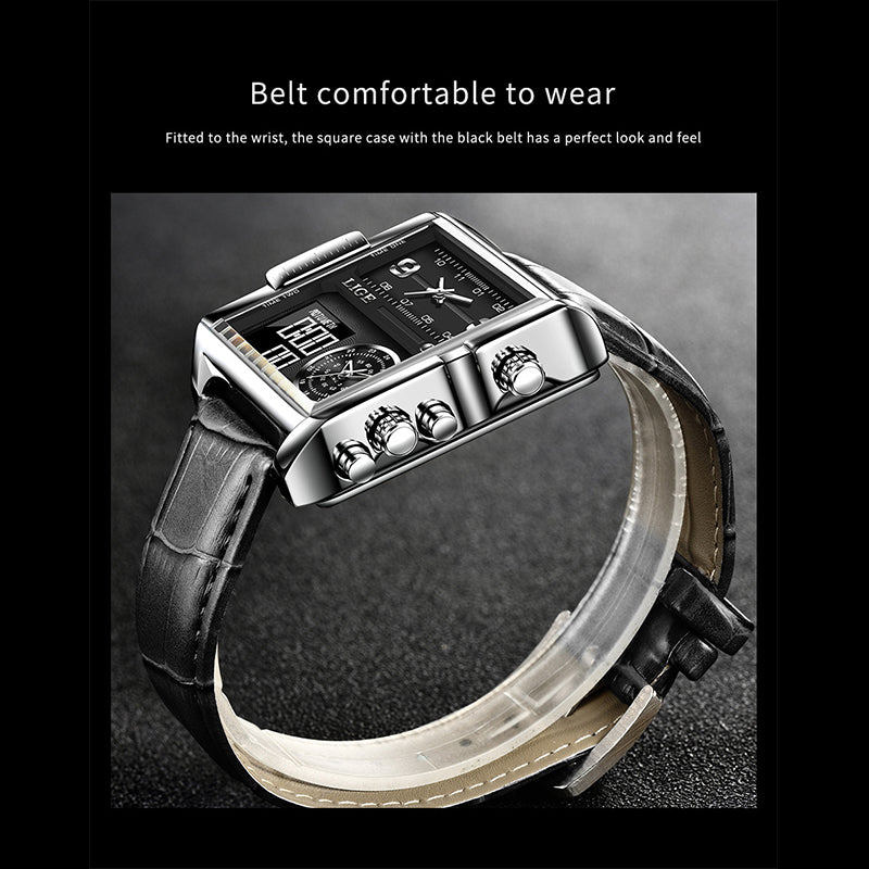 Alloy Quartz 3ATM Leather Watch(4 Colors)