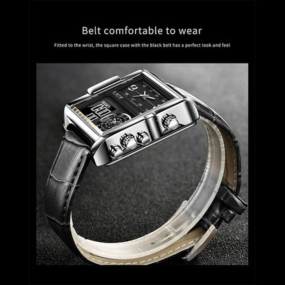 Alloy Quartz 3ATM Leather Watch(4 Colors)