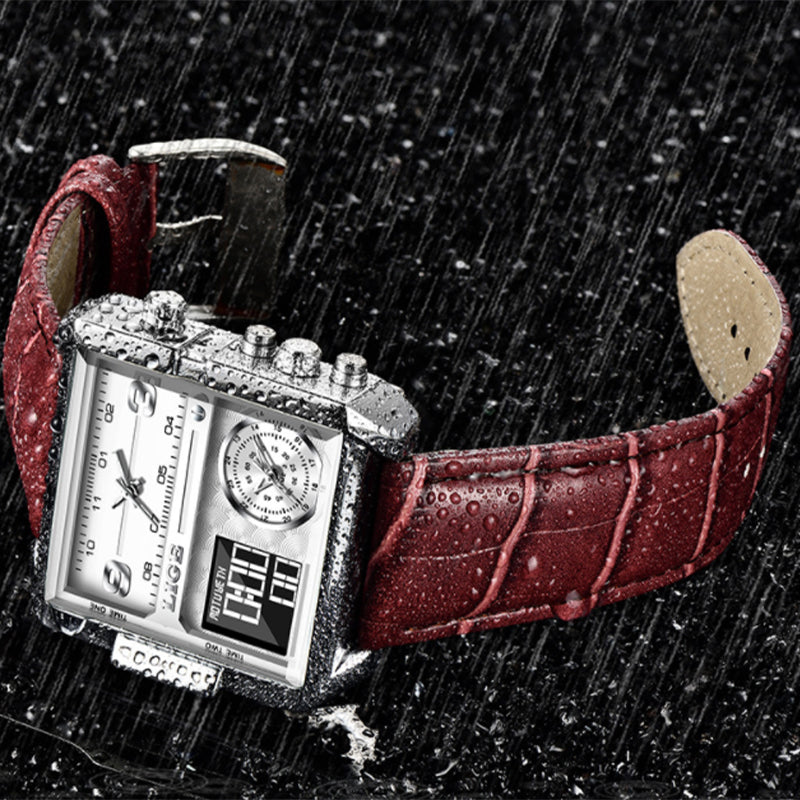 Alloy Quartz 3ATM Leather Watch(4 Colors)