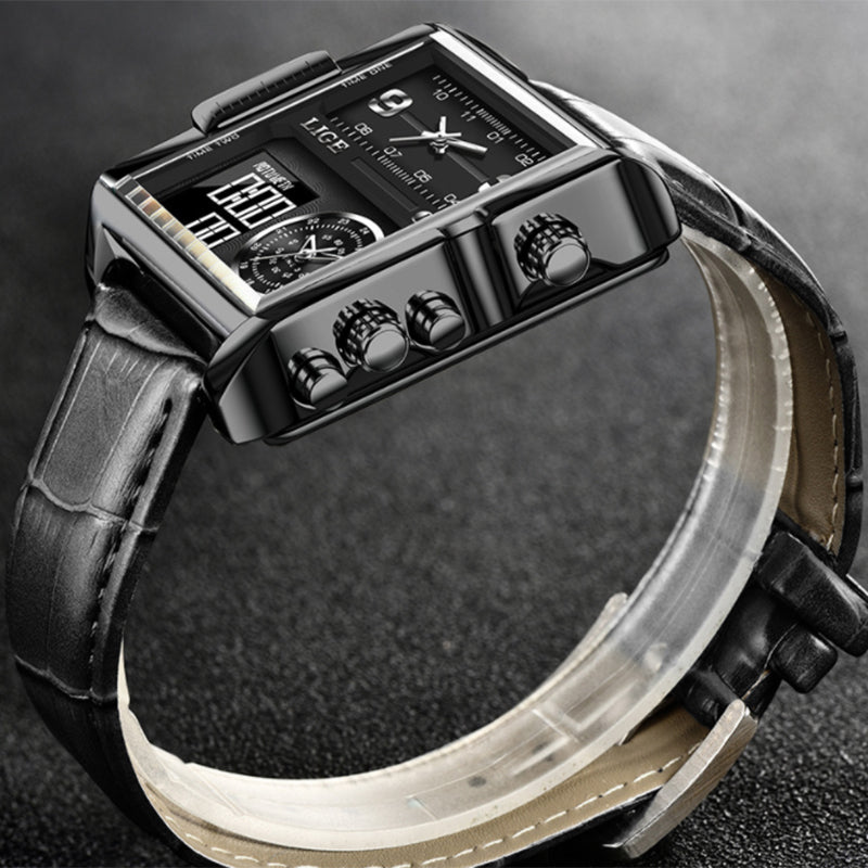Alloy Quartz 3ATM Leather Watch(4 Colors)