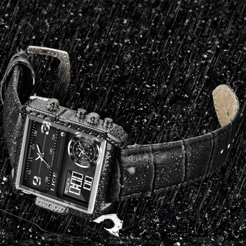 Alloy Quartz 3ATM Leather Watch(4 Colors)