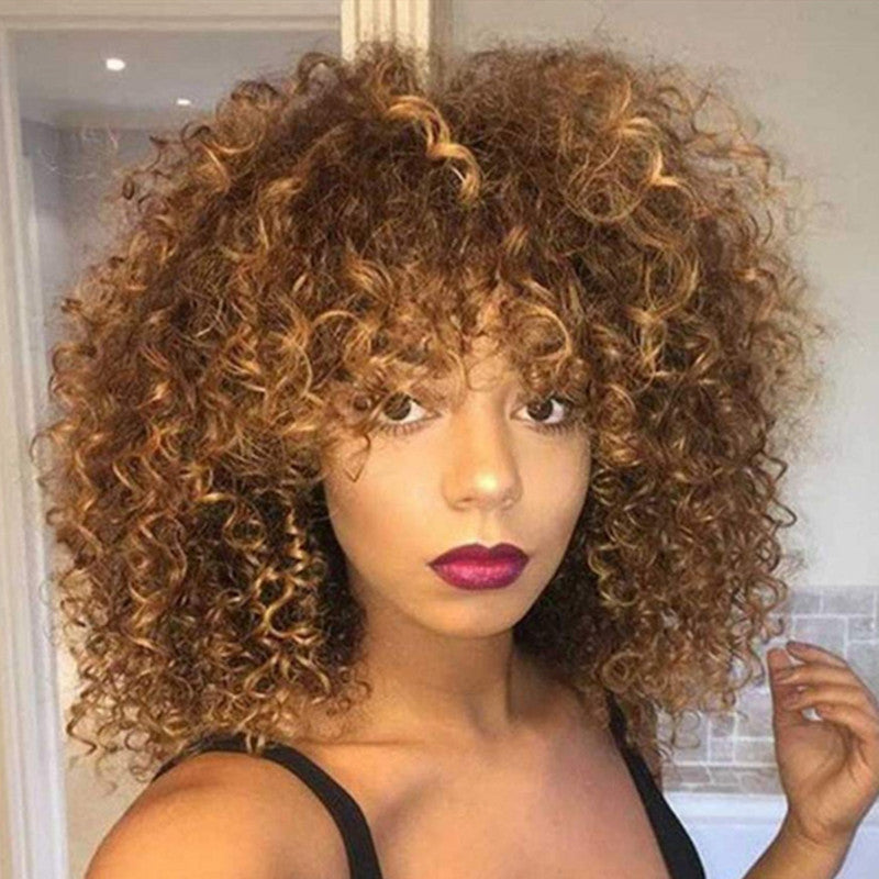 Fashion Hign-temperature Resistance Curly Hair Wigs
