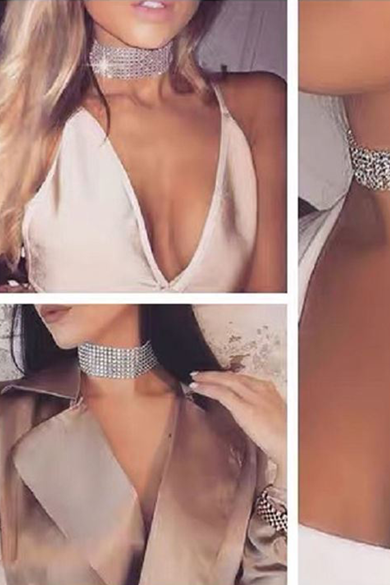Fashion Sexy Hot Drilling Patchwork Necklaces