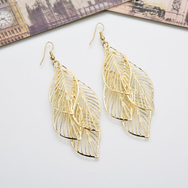 Daily Simplicity Solid Hollowed Out Earrings
