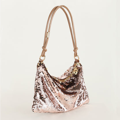 Casual Solid Sequins Patchwork Bags